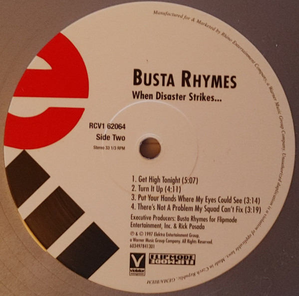 Busta Rhymes - When Disaster Strikes... - Vinyl Record 2xlp image 6