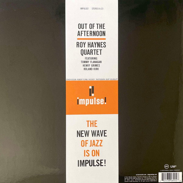 Roy Haynes Quartet - Out Of The Afternoon - Vinyl Record lp image 4