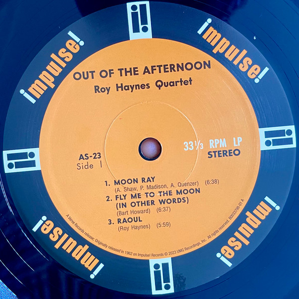 Roy Haynes Quartet - Out Of The Afternoon - Vinyl Record lp image 5