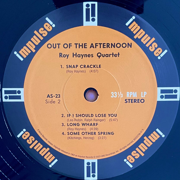 Roy Haynes Quartet - Out Of The Afternoon - Vinyl Record lp image 6