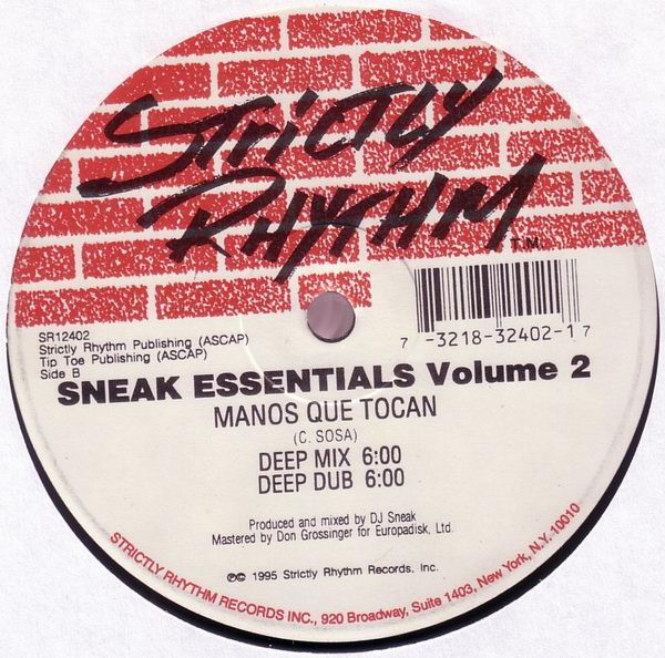 DJ Sneak - Sneak Essentials Volume 2 - Used Vinyl Record 12" image 2
