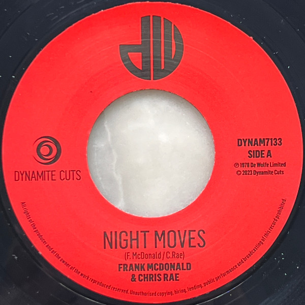 Frank McDonald & Chr - Night Moves - Vinyl Record 7" image 3
