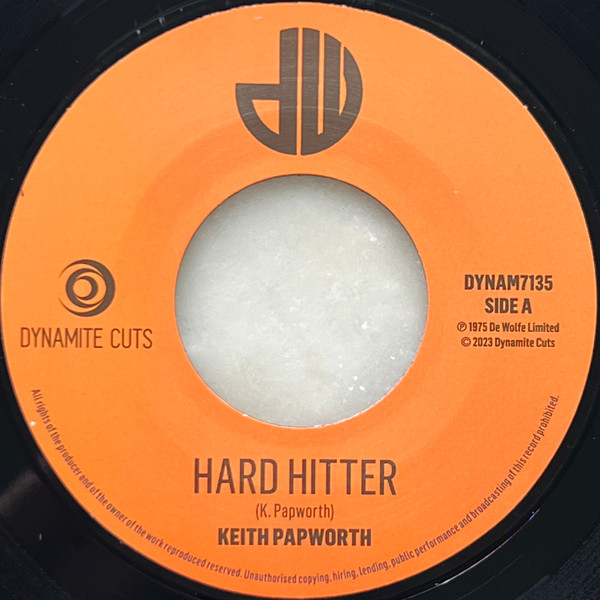 Keith Papworth - Hard Hitter - Vinyl Record 7" image 3