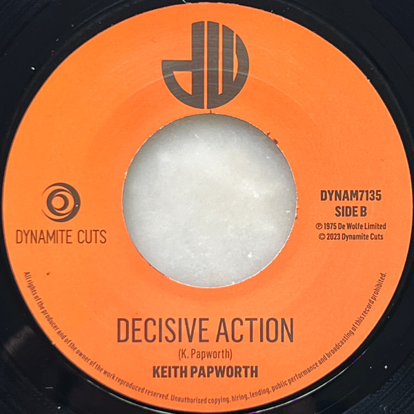 Keith Papworth - Hard Hitter - Vinyl Record 7" image 4