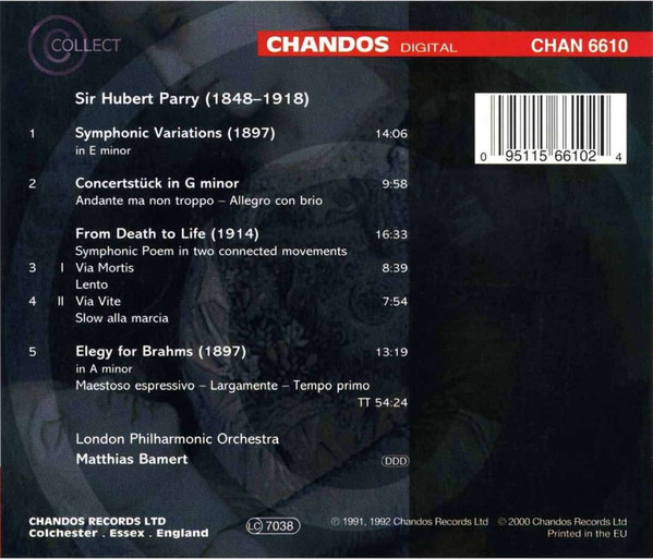 London Philharmonic - Symphonic Variations, From Death To Life, Elegy image 2