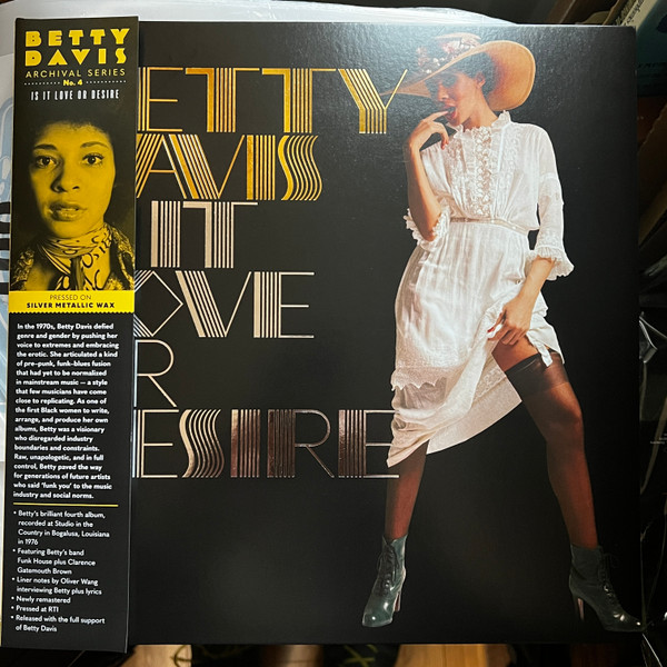 Betty Davis - Is It Love Or Desire - Vinyl Record lp image 2
