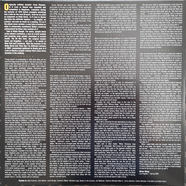 Betty Davis - Is It Love Or Desire - Vinyl Record lp image 7