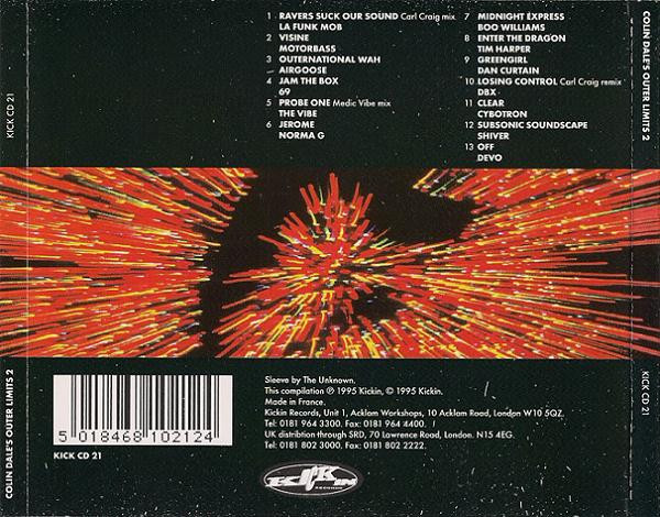 Colin Dale - 's Outer Limits² - CD image 2