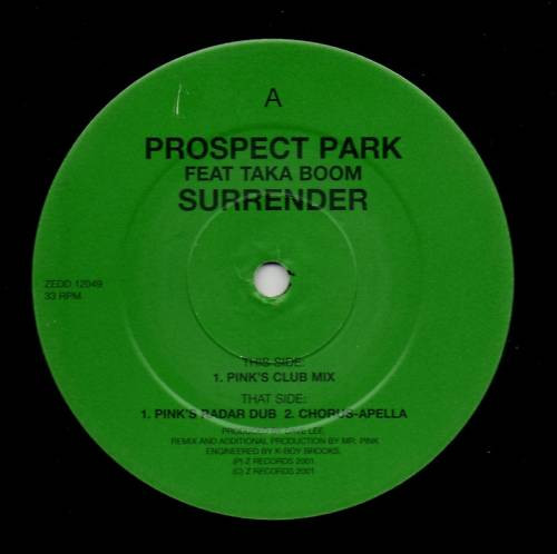 Prospect Park - Surrender - Used Vinyl Record 12" image 3
