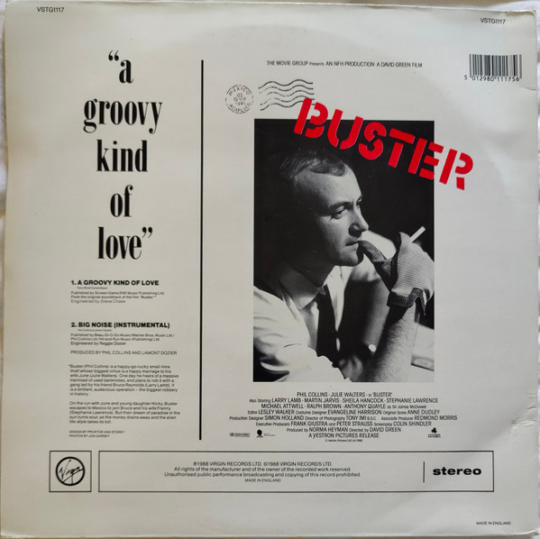 Phil Collins - A Groovy Kind Of Love - Used Vinyl Record 12" image 2