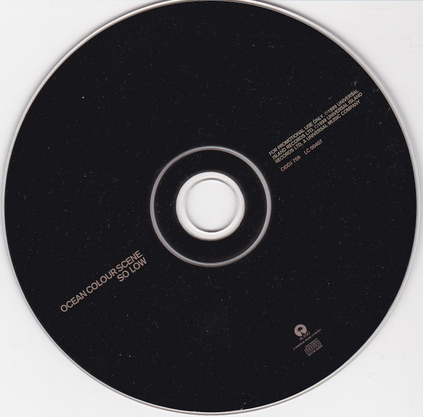 Ocean Colour Scene - So Low - Used CD image 3