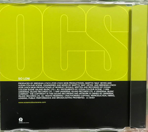 Ocean Colour Scene - So Low - Used CD image 4