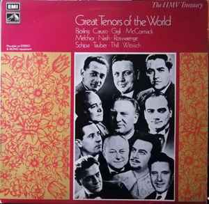 Various - Great Tenors Of The World - Used Vinyl Record lp image 1
