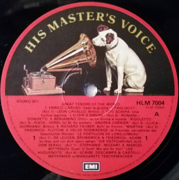 Various - Great Tenors Of The World - Used Vinyl Record lp image 3