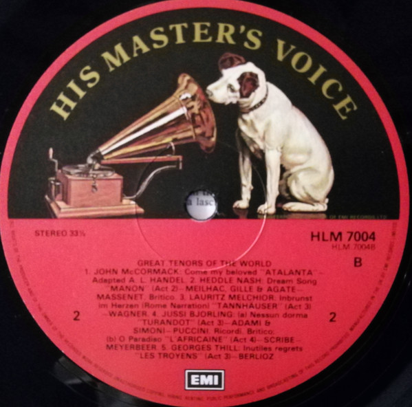Various - Great Tenors Of The World - Used Vinyl Record lp image 4