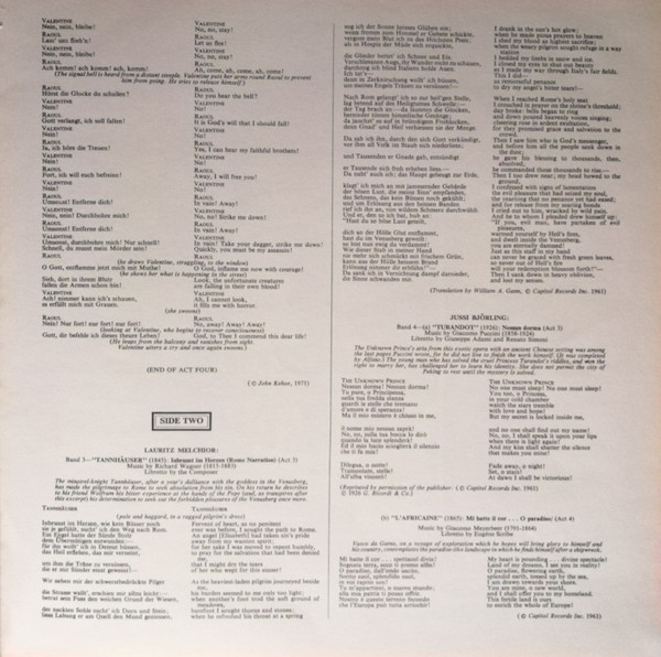 Various - Great Tenors Of The World - Used Vinyl Record lp image 7