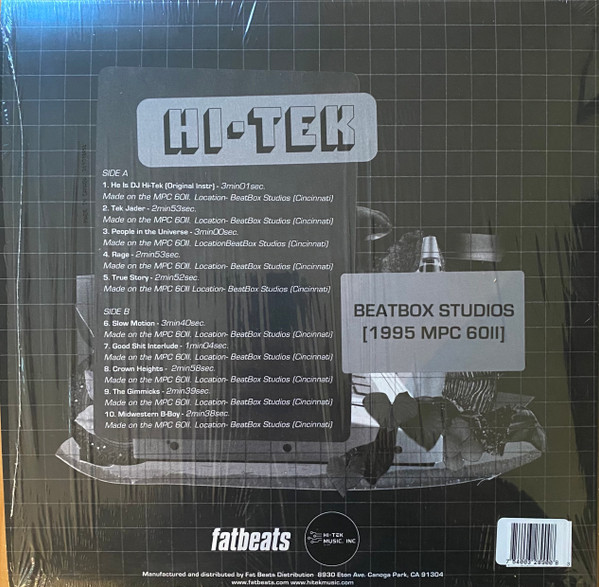 Hi-Tek - Beatbox Studios [1995 MPC 60II] - Vinyl Record lp image 2