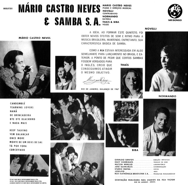 Mário Castro Neves - Vinyl Record lp image 3