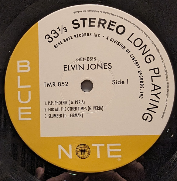 Elvin Jones - Genesis - Vinyl Record lp image 3