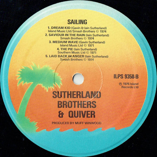 Sutherland Brothers - Sailing - Used Vinyl Record image 4