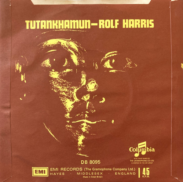 Rolf Harris - Tutankhamun - Used Vinyl Record 7" image 2