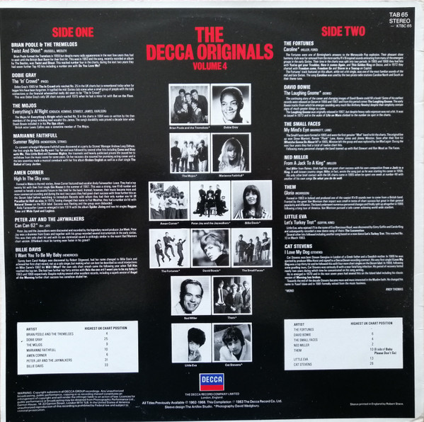 Various - Decca Originals - Volume 4 - Used Vinyl Record image 2