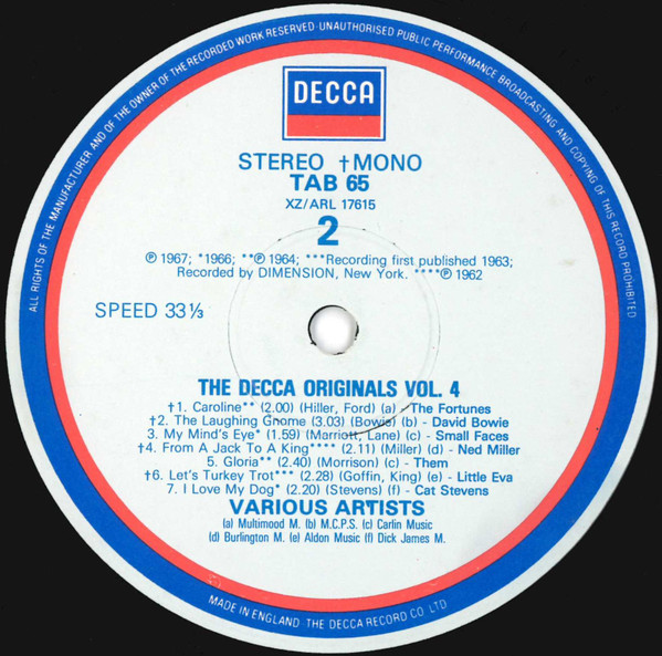 Various - Decca Originals - Volume 4 - Used Vinyl Record image 4