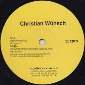 Christian Wunsch - Assymmetrical - Vinyl Record 12" image 1