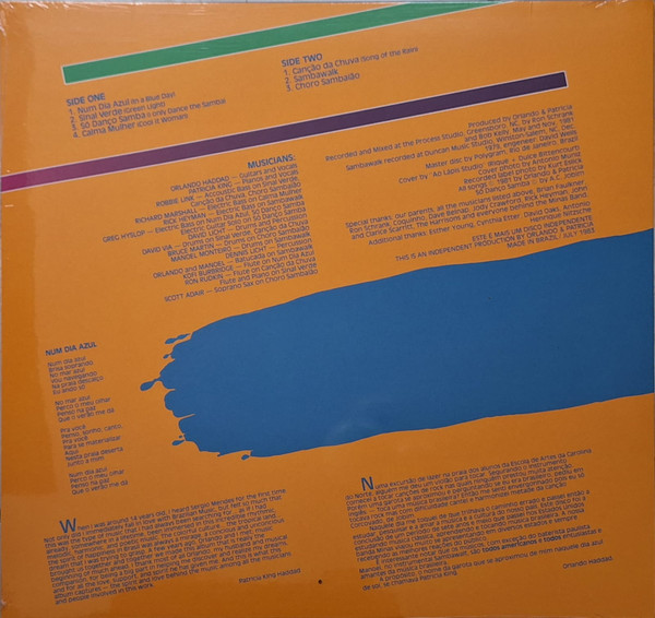 Minas - Num Dia Azul - Vinyl Record lp image 2