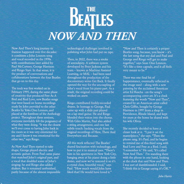 Beatles - Now And Then / Love Me Do - Vinyl Record 7" image 4