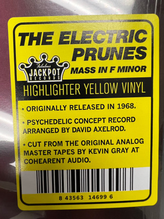 Electric Prunes - Mass In F Minor - Vinyl Record lp image 6