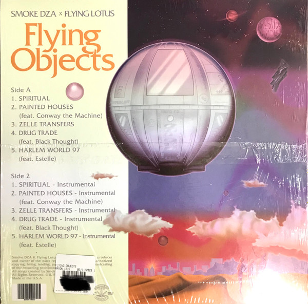 Smoke DZA x Flying L - Flying Objects - Vinyl Record 12" image 2