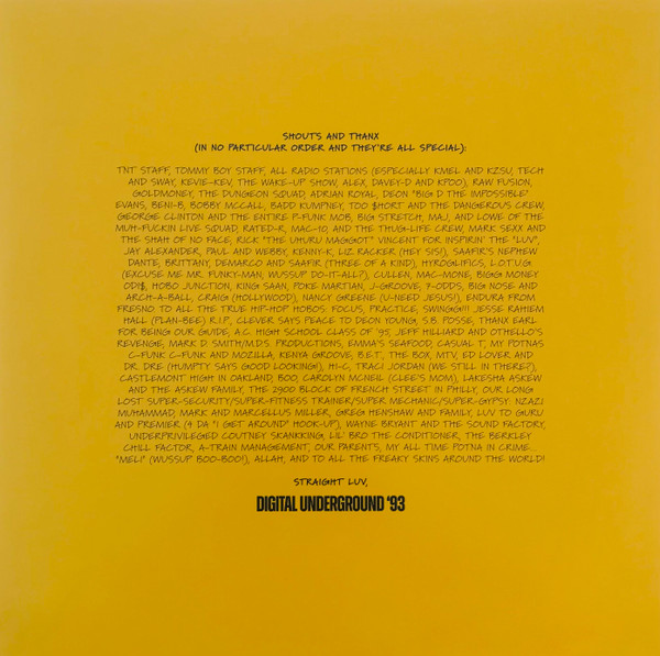 Digital Underground - "Body-Hat" Syndrome - Vinyl Record 2xlp image 9