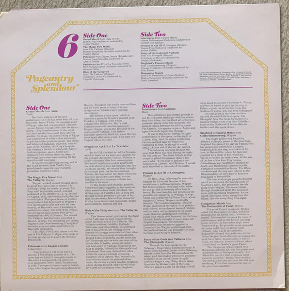 Various - Pageantry and Splendour - Used Vinyl Record lp image 2