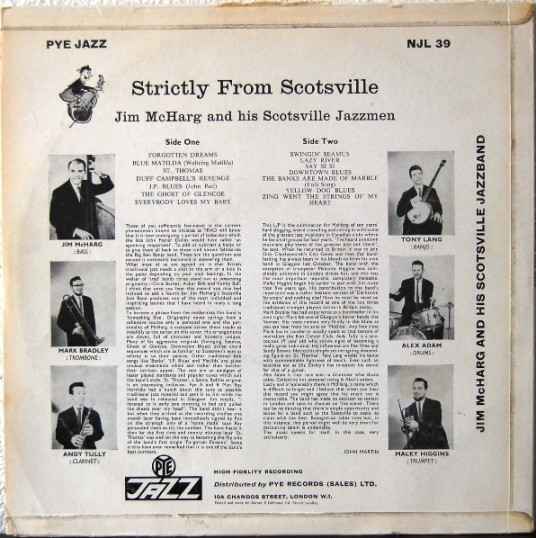 Jim McHarg And His S - Strictly From Scotsville - Used Vinyl Record image 2