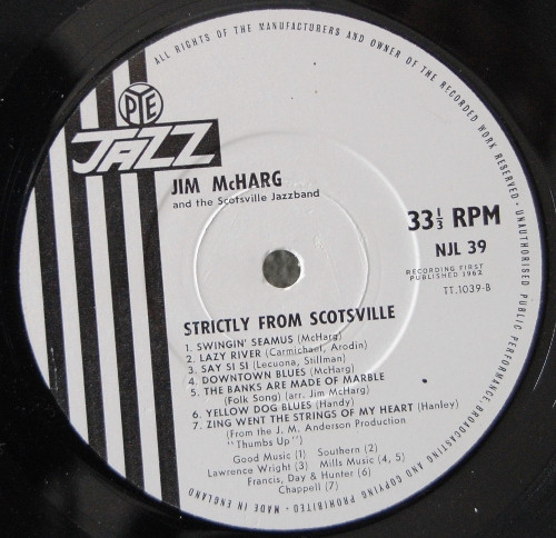 Jim McHarg And His S - Strictly From Scotsville - Used Vinyl Record image 3