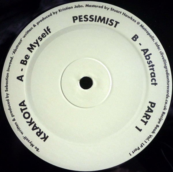 Krakota / Pessimist - Recipe Book Volume 1 Part 1 - Vinyl Record 12" image 2