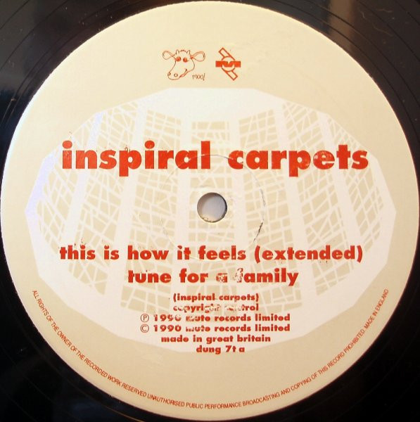 Inspiral Carpets - This Is How It Feels - Used Vinyl Record 12" image 3