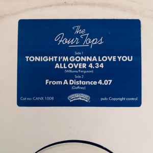 Four Tops - Tonight I'm Gonna Love You All Over - Used Vinyl Record 1 image 1