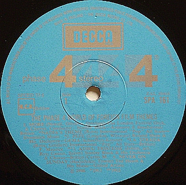 Various - Phase 4 World Of Foreign Film Themes - Used Vinyl Record image 3