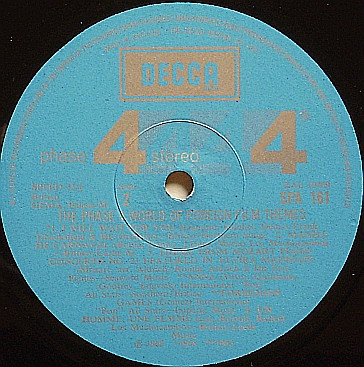 Various - Phase 4 World Of Foreign Film Themes - Used Vinyl Record image 4