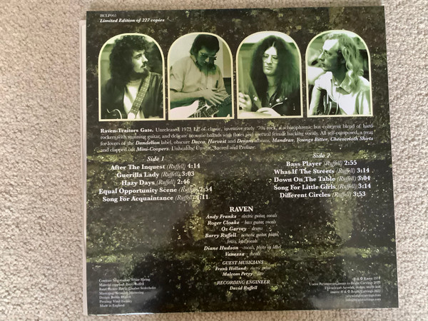 Raven (121) - Traitors Gate - Vinyl Record lp image 2