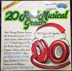 Unknown Artist - 20 Rock Musical Greats - Used Vinyl Record image 1