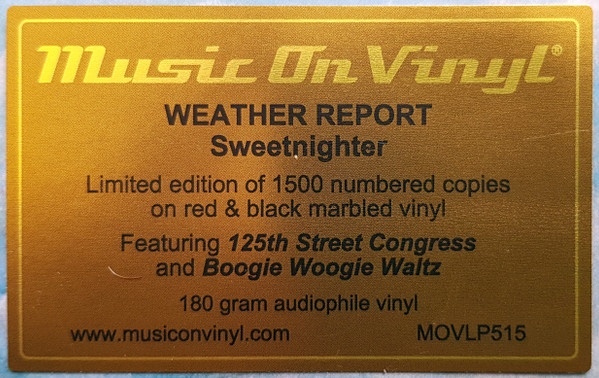 Weather Report - Sweetnighter - Vinyl Record lp image 7