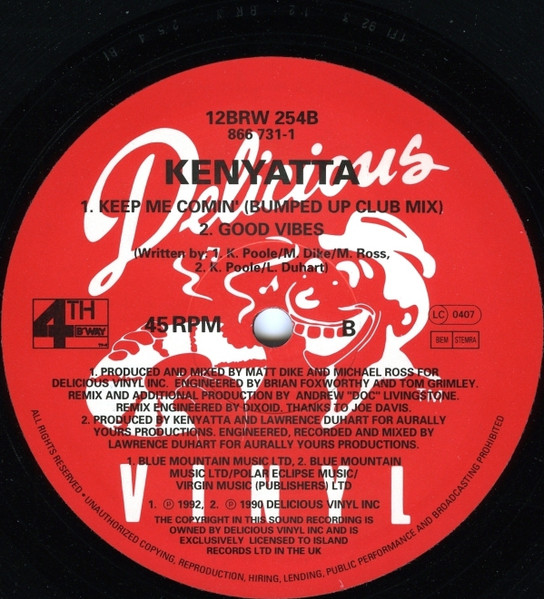 Kenyatta - Keep Me Comin' - Used Vinyl Record 12" image 4