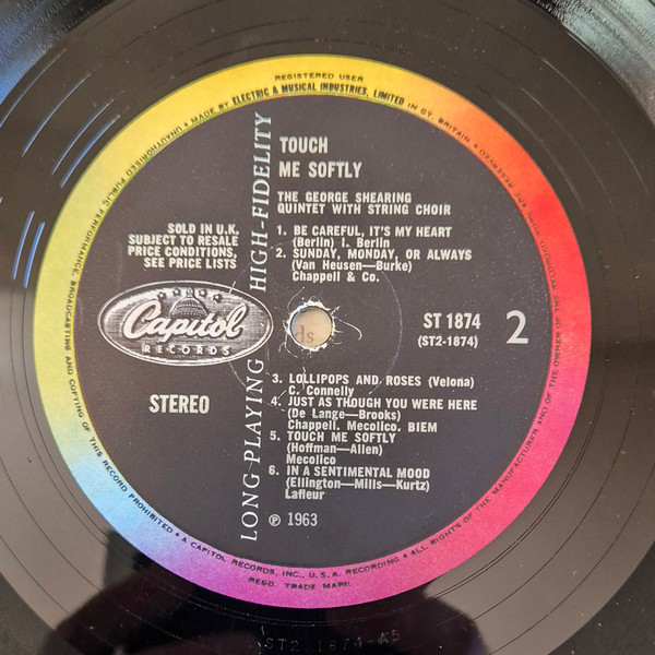 George Shearing Quin - Touch Me Softly - Used Vinyl Record lp image 4