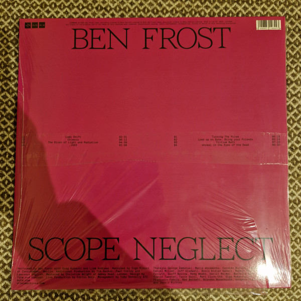Ben Frost - Scope Neglect - Vinyl Record lp image 4