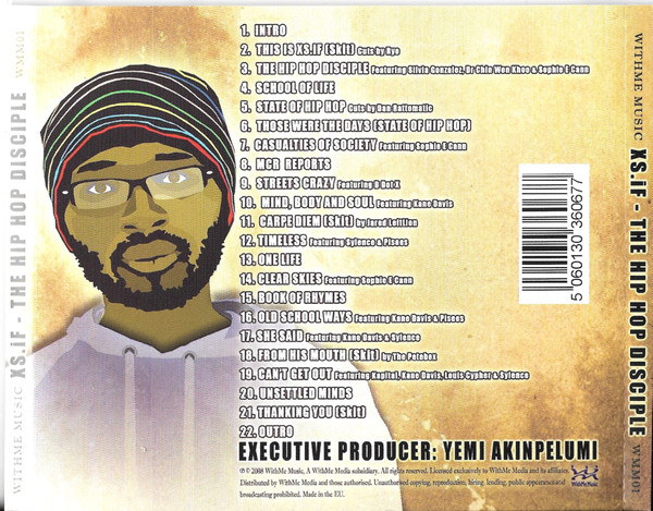 XS.iF - Hip Hop Disciple - cd image 2
