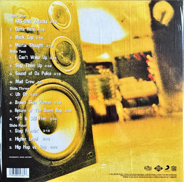 KRS-One - Return Of The Boom Bap - Vinyl Record lp image 2