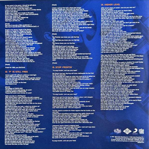 KRS-One - Return Of The Boom Bap - Vinyl Record lp image 8